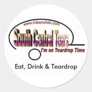 Rond Sticker pour Larmes du centre-sud