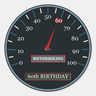 Rond Sticker pour le 60e anniversaire