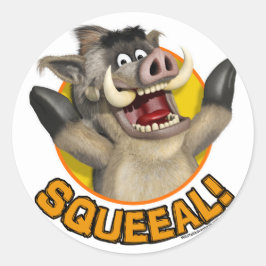 Rond Sticker pour le phacochère
