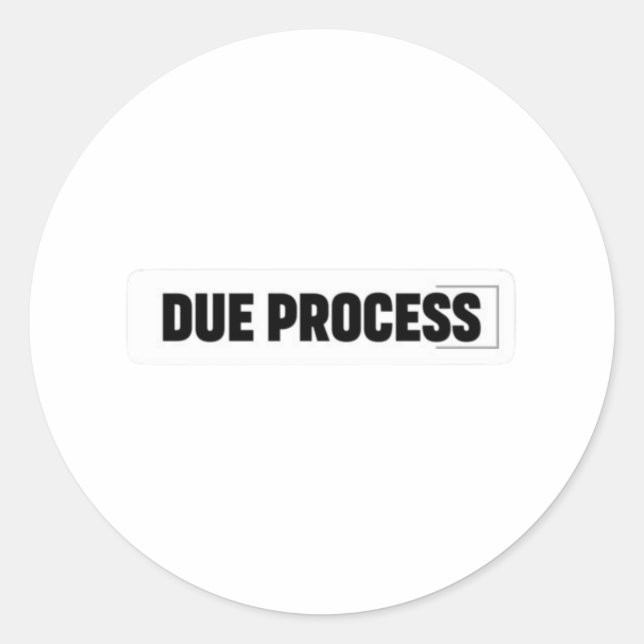 Rond Sticker pour le processus d'échéance (Devant)