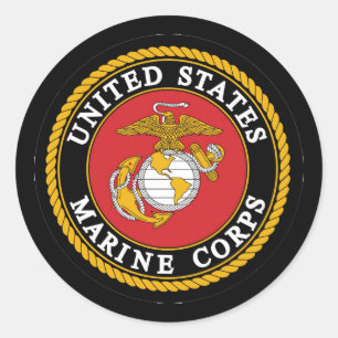 Rond Sticker pour le sceau du Corps des Marines