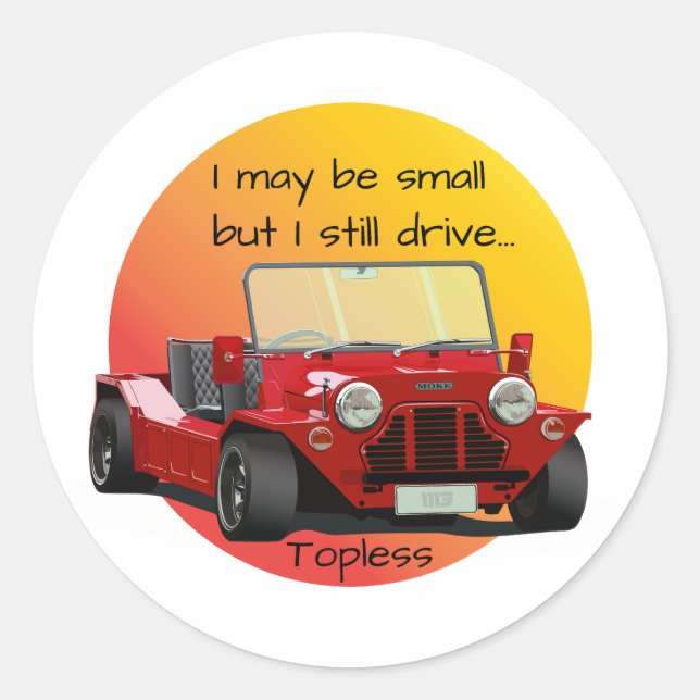 Rond Sticker pour lecteur Topless (Devant)