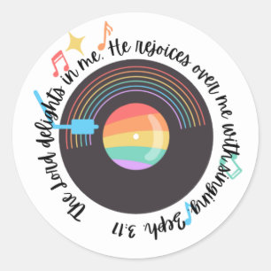 Rond Sticker pour les écritures