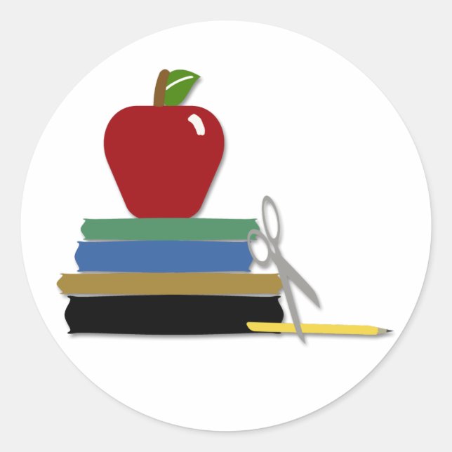 Rond Sticker pour les journées scolaires (Devant)