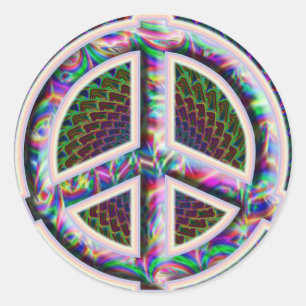 Rond Sticker pour les signes de paix