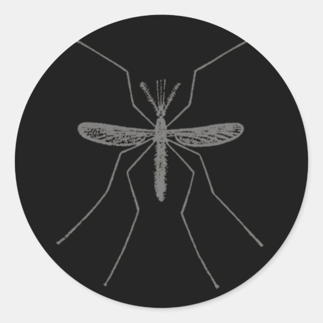 Rond Sticker pour moustique de survie (Devant)
