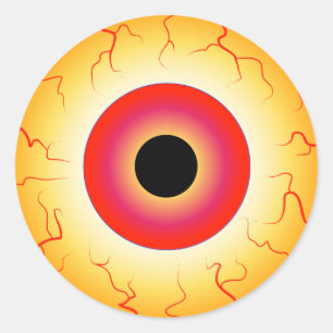 Rond Sticker pour oeil monstre