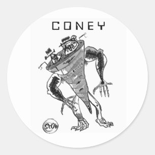 Rond Sticker pour robot CONEY