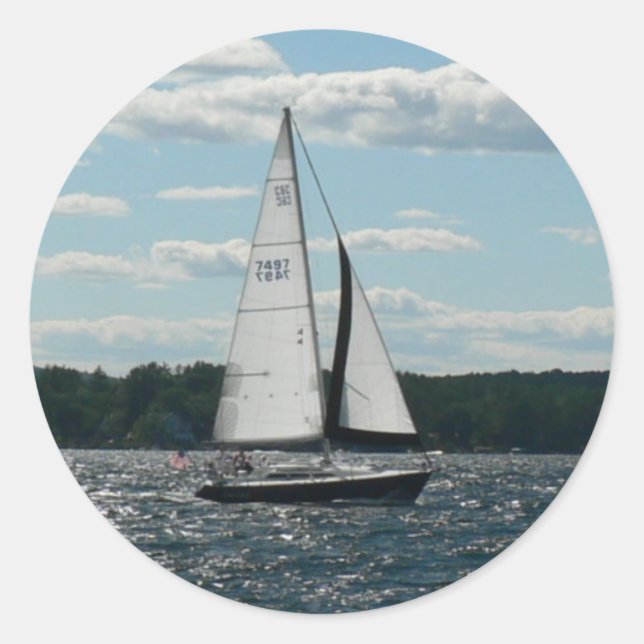 Rond Sticker pour voilier (Devant)
