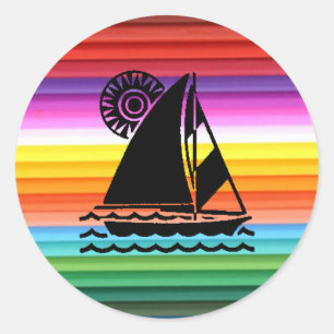 Rond Sticker pour voilier