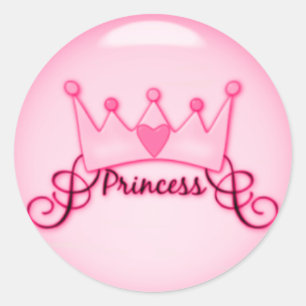 Rond Sticker Princess