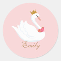 Sticker Princess Swan