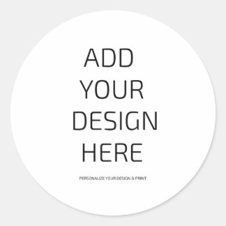 Rond Sticker Printing Custom 1.5" Round Product Label