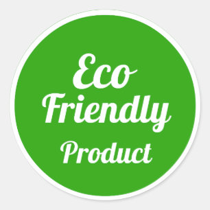 Rond Sticker produit écologique