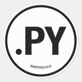 Rond Sticker PY
