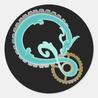 Rond Sticker Q