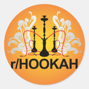 Rond Sticker r/Hookah