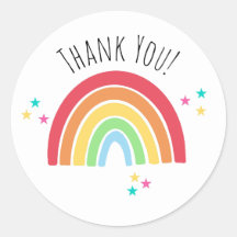 Sticker Rainbow Thankyou