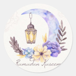 Rond Sticker Ramadan Kareem Ramadan Elégant