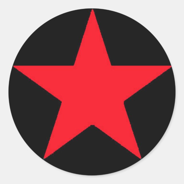 Rond Sticker Red Jammer Star (Devant)