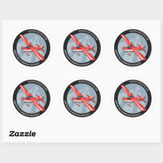 Rond Sticker Red Super Decathlon avec Sunburst (ACA)
