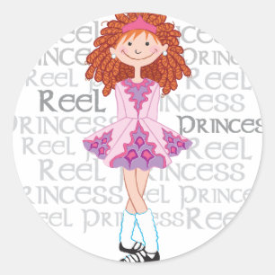 Rond Sticker Reel Redhead