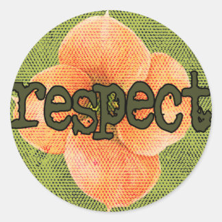 Rond Sticker Respect