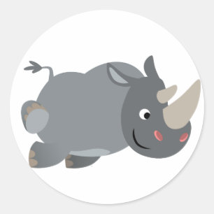 Rond Sticker Rhino Chargement Carton Migné