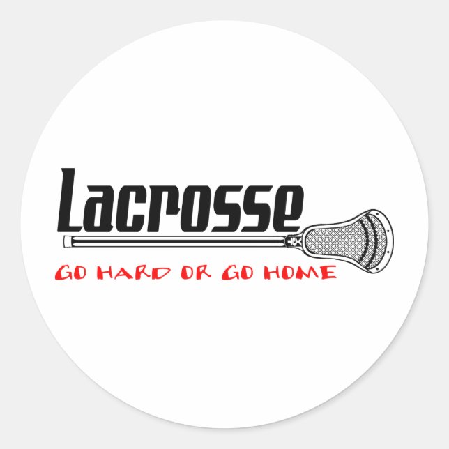 Rond Sticker rigide Motivation de crosse (Devant)