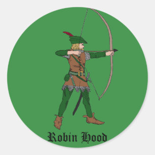 Rond Sticker Robin Hood