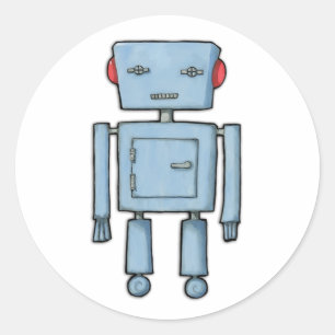Rond Sticker Robot Jouet