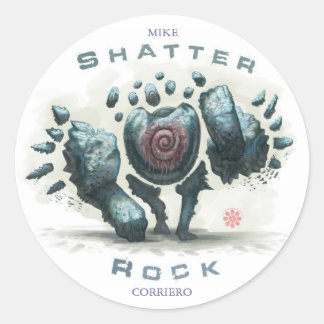 Rond Sticker Rock Shatter