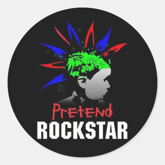 Rond Sticker Rockstar (Devant)