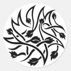 Rond Sticker Rosana Tattoo