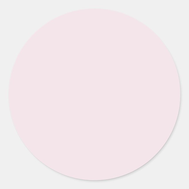 Rond Sticker rose bébé très léger (Devant)