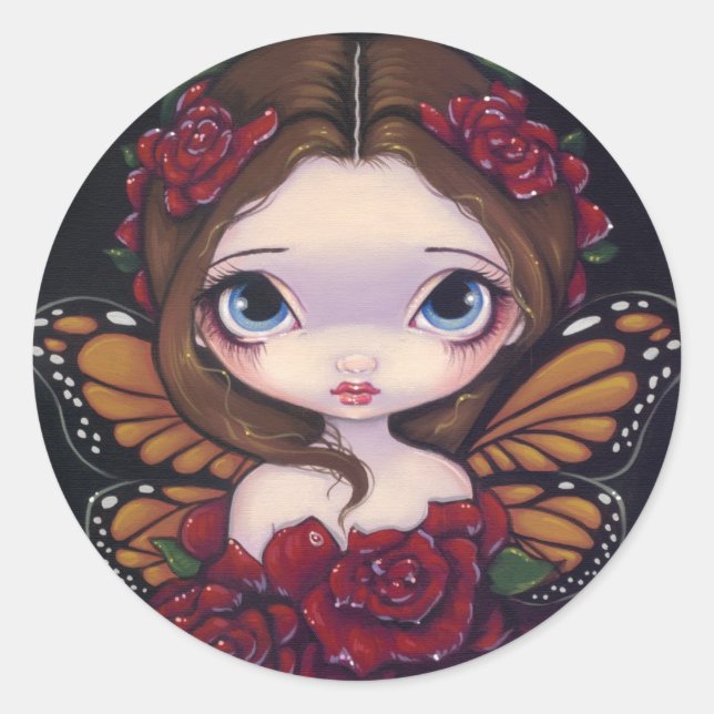 Rond Sticker "Rose Fairy" (Devant)