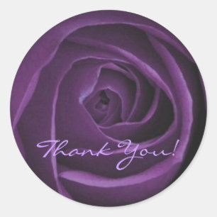 Rond Sticker Rose violet foncé
