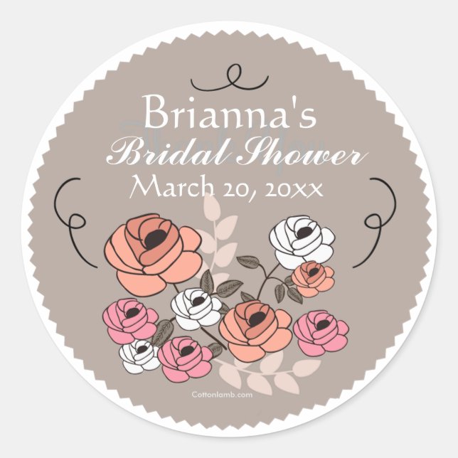 Rond Sticker Rosy (Devant)