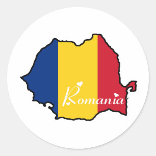 Rond Sticker roumain