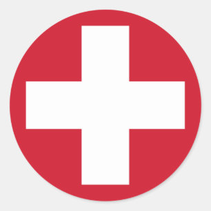 Rond Sticker Roundel Suisse