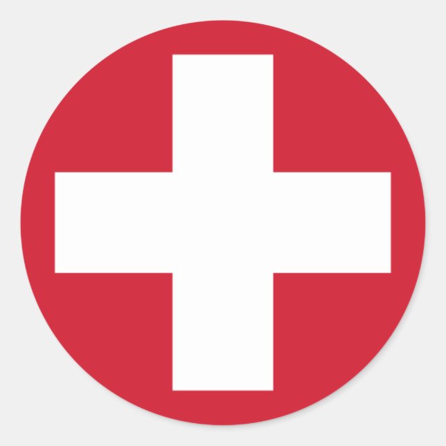 Rond Sticker Roundel Suisse (Devant)