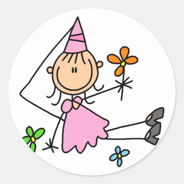Rond Sticker Royal Princess Rose (Devant)