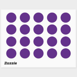 Rond Sticker Royal Purple #52187E, Grayish Purple