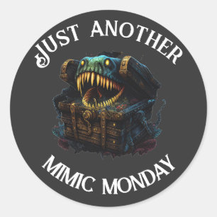 Rond Sticker RPG Mimic Monday Gaming
