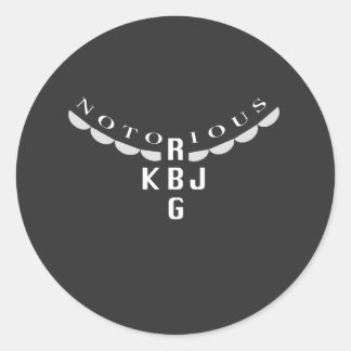 Rond Sticker Ruth Ginsburg et Ketanji Jackson
