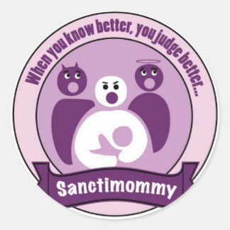 Rond Sticker Sanctimomy