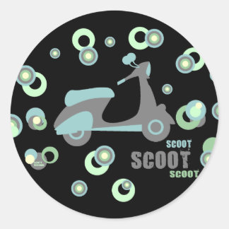 Rond Sticker Scooter Mod