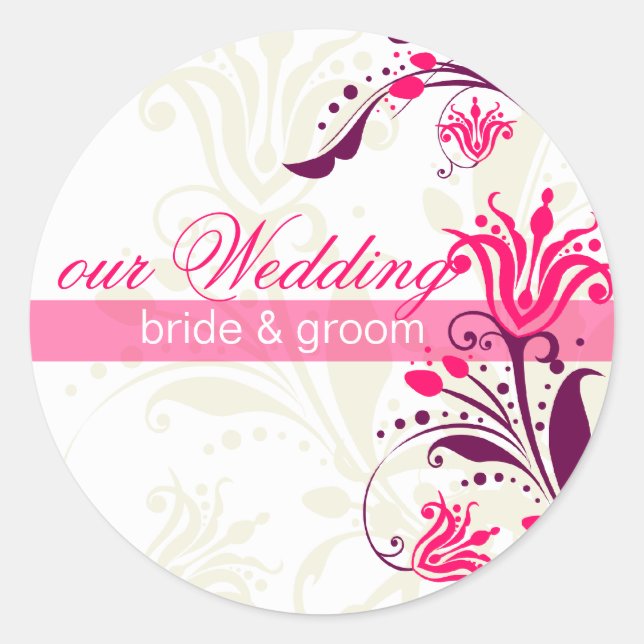 Rond STICKER / SEAL :: lily (Devant)