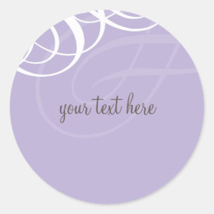 Rond STICKER SEAL :: vogue de concepteur 1