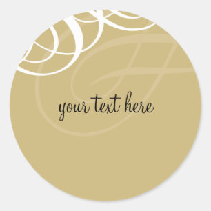 Rond STICKER SEAL :: vogue design 10